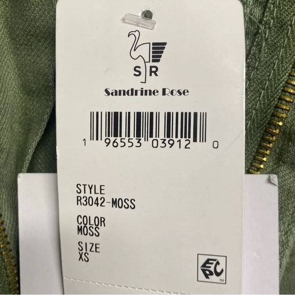 Free People Green and Blue Color Block Jumpsuit - Picture 5 of 5